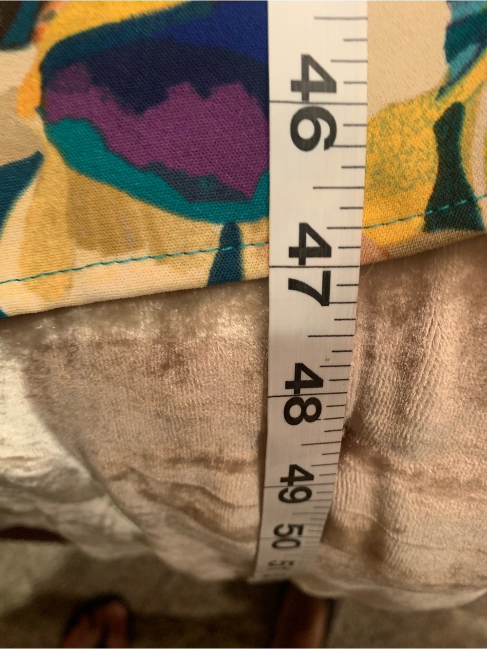 Floral Tiered Maxi Dress in Teal and Multi-Color - Picture 3 of 7